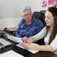 Marketers conducting market research at the office